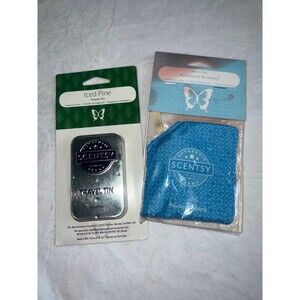 Scentsy travel tin - iced pine & scent pak- newborn nursery